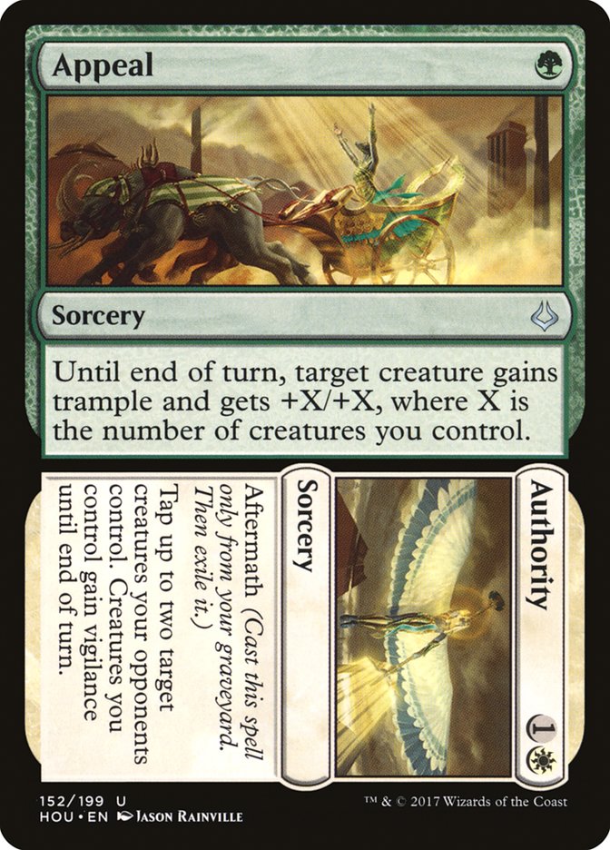 MTG Card Title: Appeal // Authority HOU/152