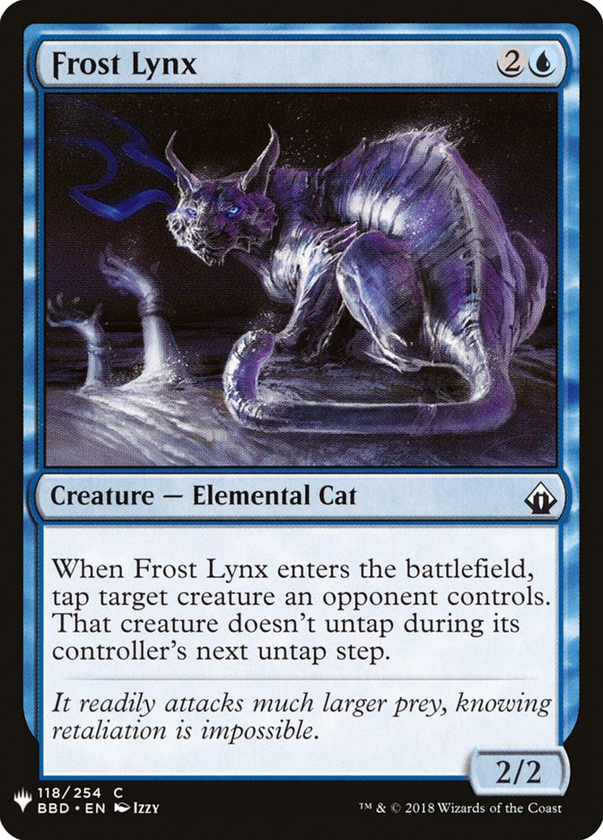 MTG Card Title: Frost Lynx PLST/BBD-118