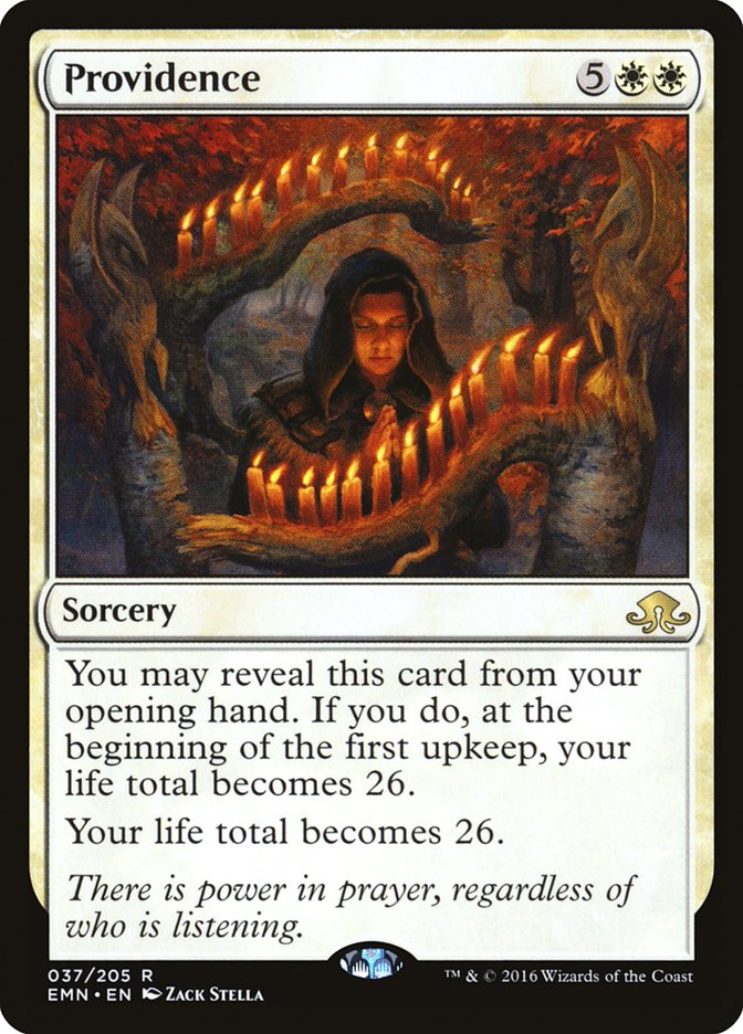 MTG Card Title: Providence EMN/37