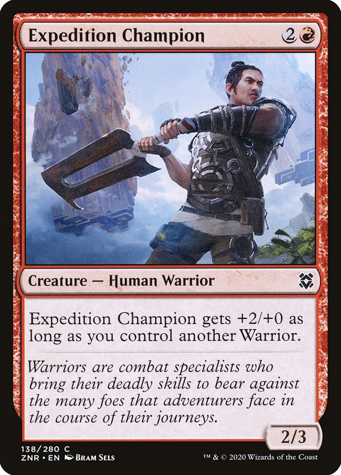 MTG Card Title: Expedition Champion ZNR/138