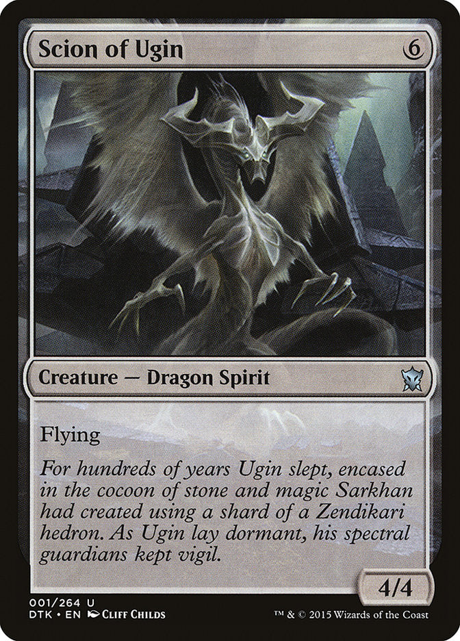 MTG Card Title: Scion of Ugin DTK/1