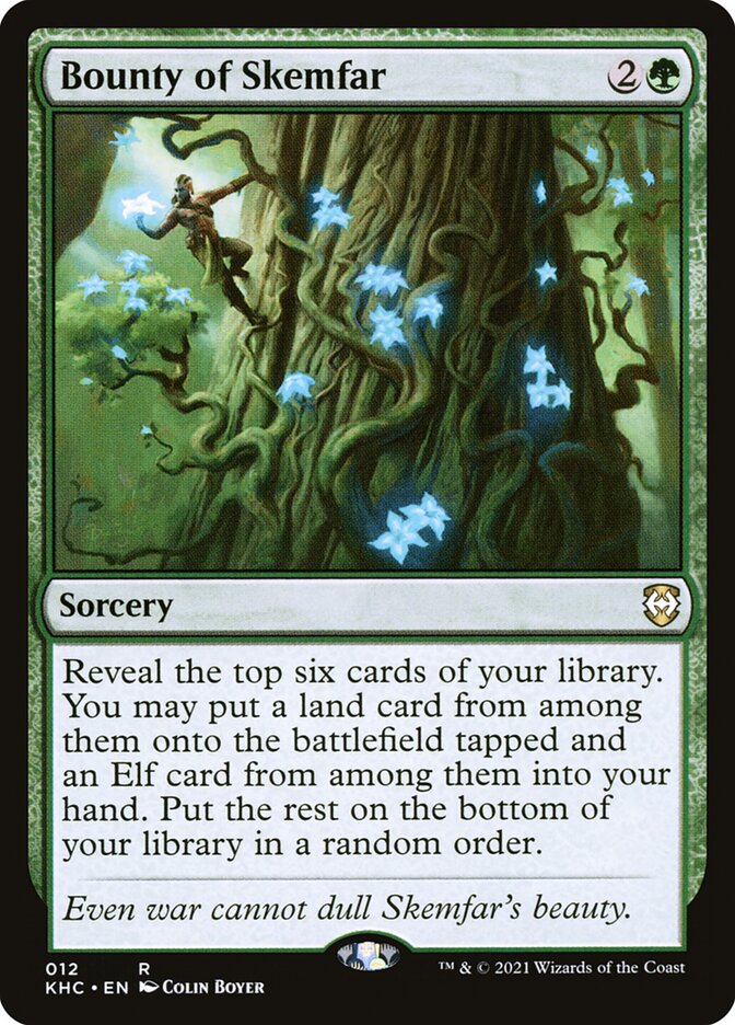 MTG Card Title: Bounty of Skemfar KHC/12