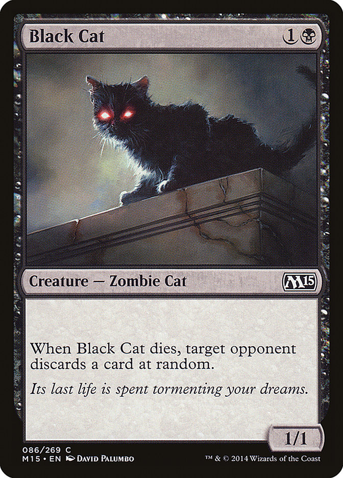 MTG Card Title: Black Cat M15/86