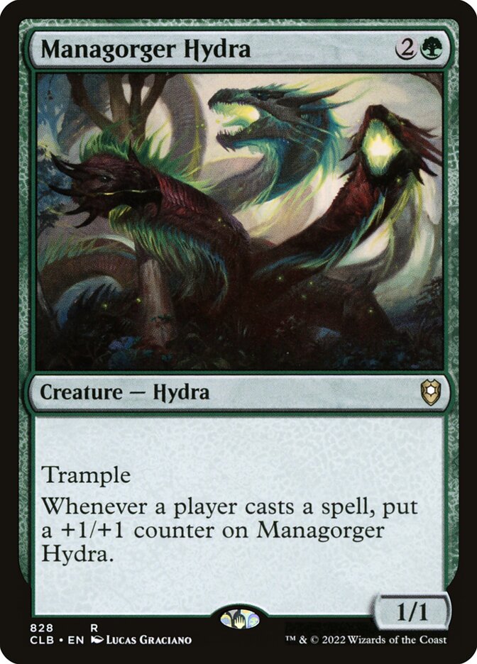MTG Card Title: Managorger Hydra CLB/828