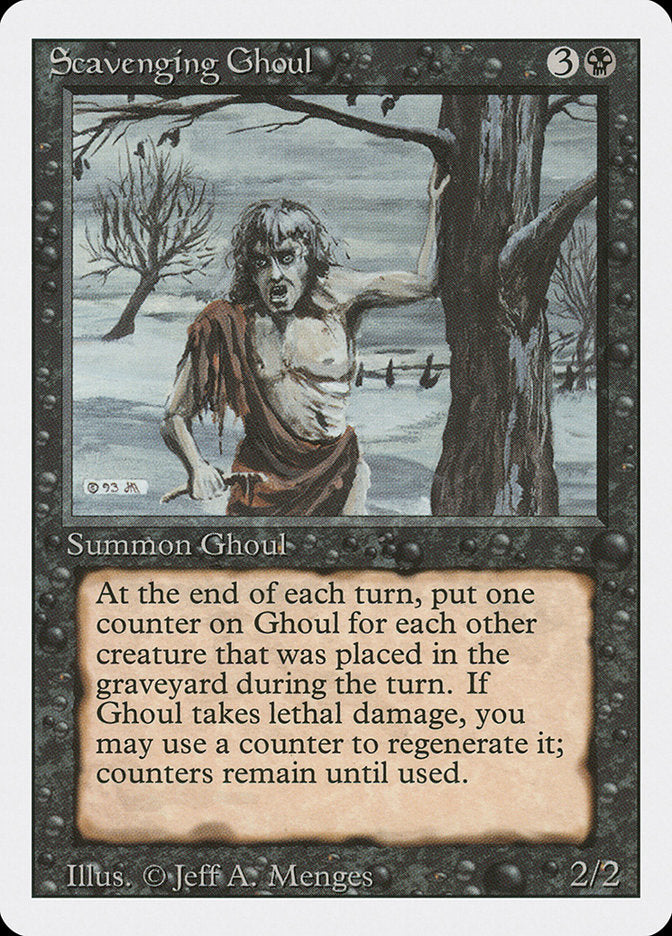 MTG Card Title: Scavenging Ghoul 3ED/128