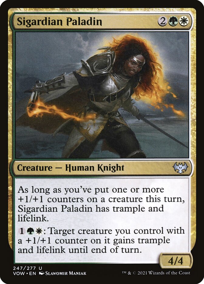 MTG Card Title: Sigardian Paladin VOW/247