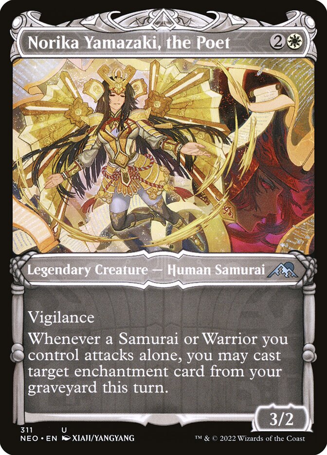 MTG Card Title: Norika Yamazaki, the Poet NEO/311