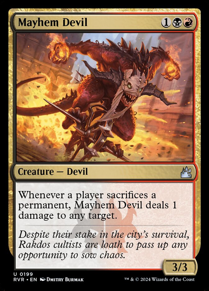 MTG Card Title: Mayhem Devil RVR/199