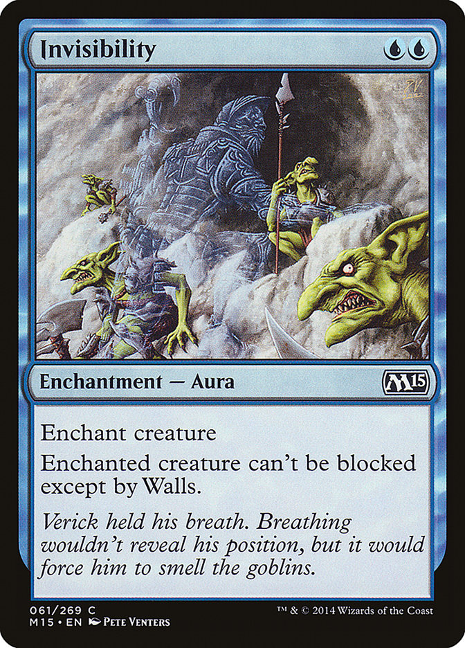 MTG Card Title: Invisibility M15/61