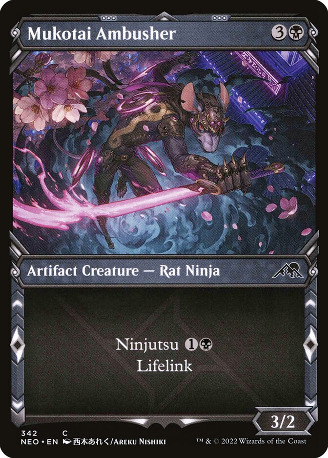MTG Card Title: Mukotai Ambusher NEO/342
