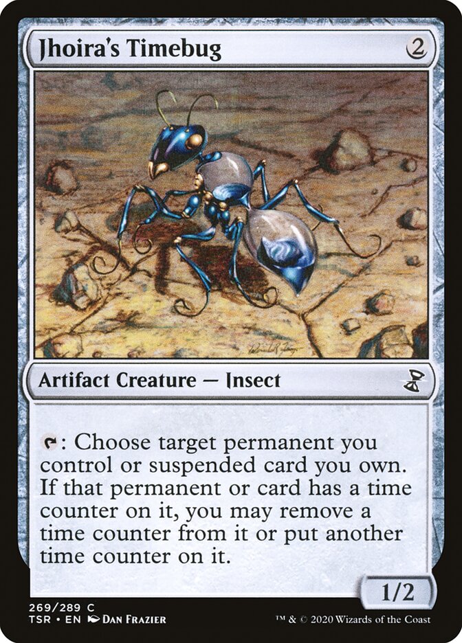 MTG Card Title: Jhoira's Timebug TSR/269