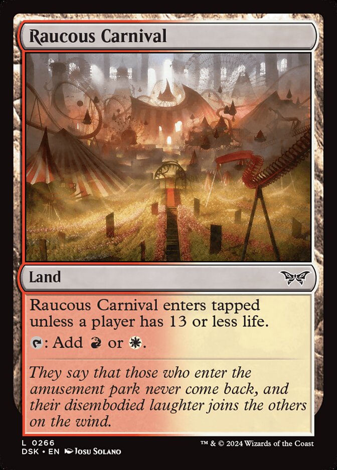 MTG Card Title: Raucous Carnival DSK/266