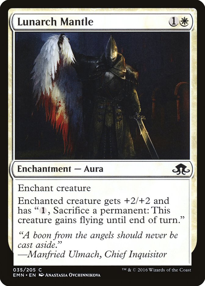 MTG Card Title: Lunarch Mantle EMN/35