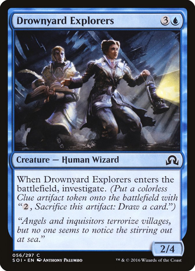 MTG Card Title: Drownyard Explorers SOI/56