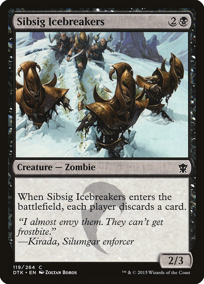 MTG Card Title: Sibsig Icebreakers DTK/119