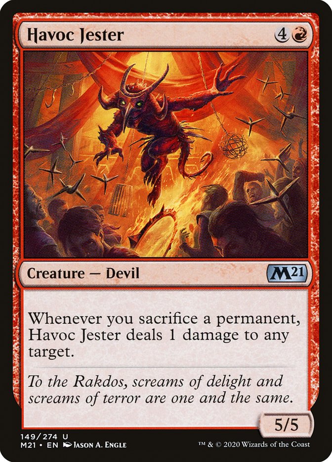 MTG Card Title: Havoc Jester M21/149