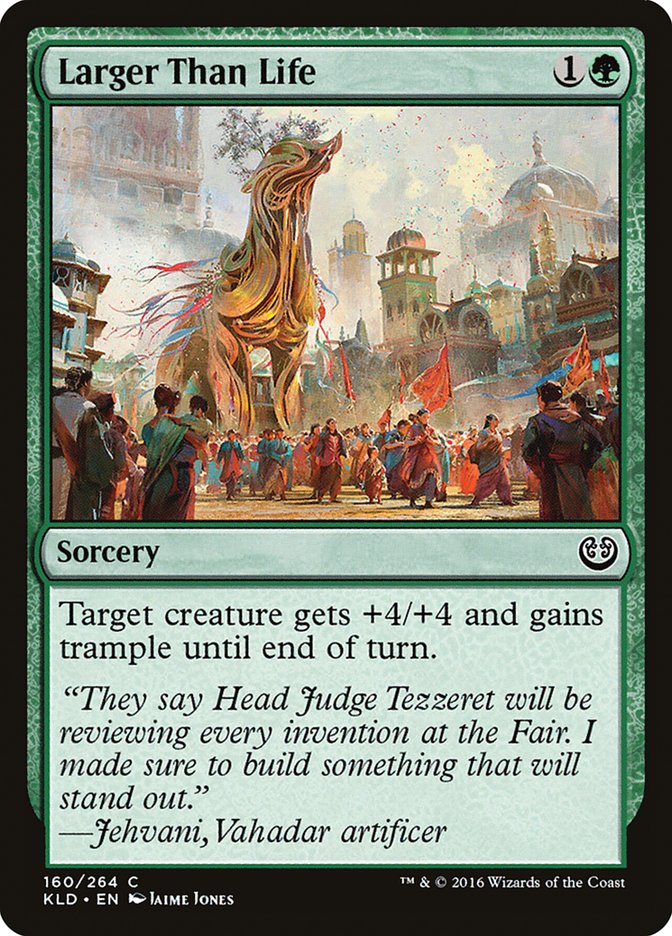 MTG Card Title: Larger Than Life KLD/160