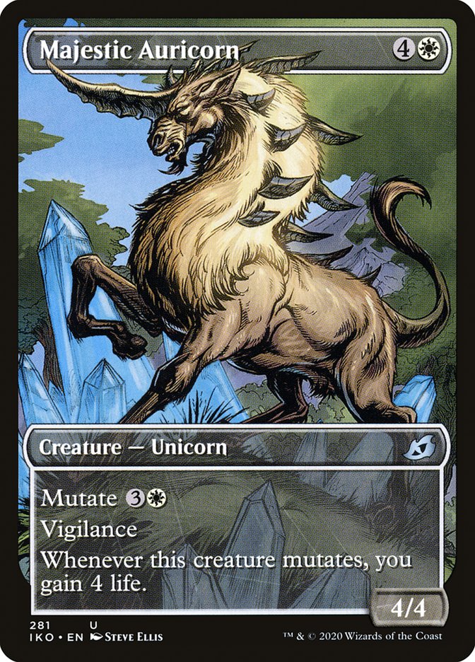 MTG Card Title: Majestic Auricorn IKO/281