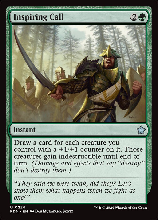 MTG Card Title: Inspiring Call FDN/226