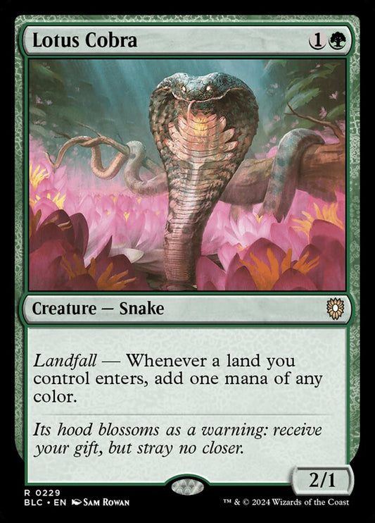 MTG Card Title: Lotus Cobra BLC/229