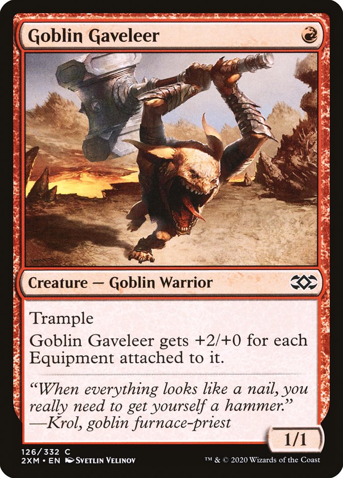 MTG Card Title: Goblin Gaveleer 2XM/126