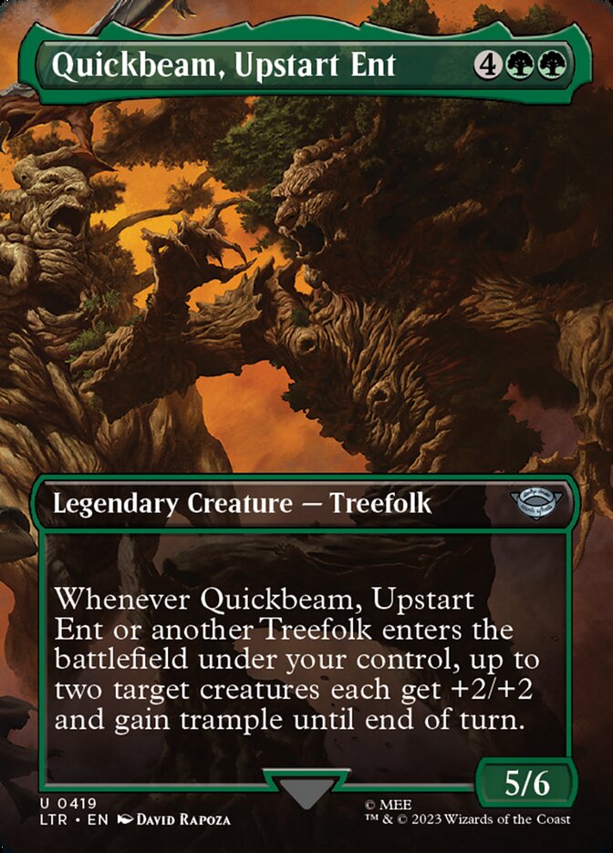 MTG Card Title: Quickbeam, Upstart Ent LTR/419