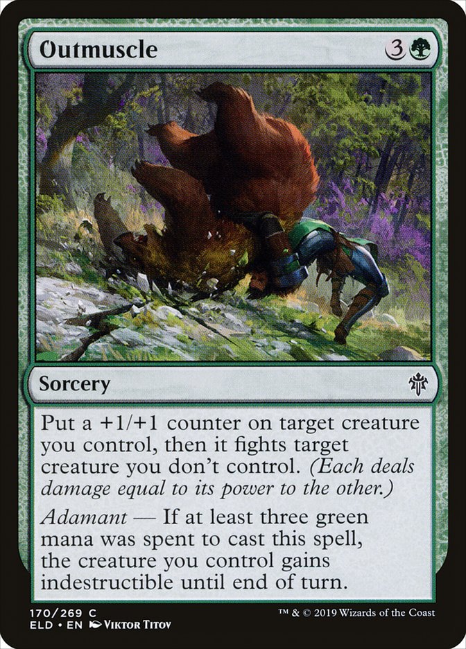 MTG Card Title: Outmuscle ELD/170