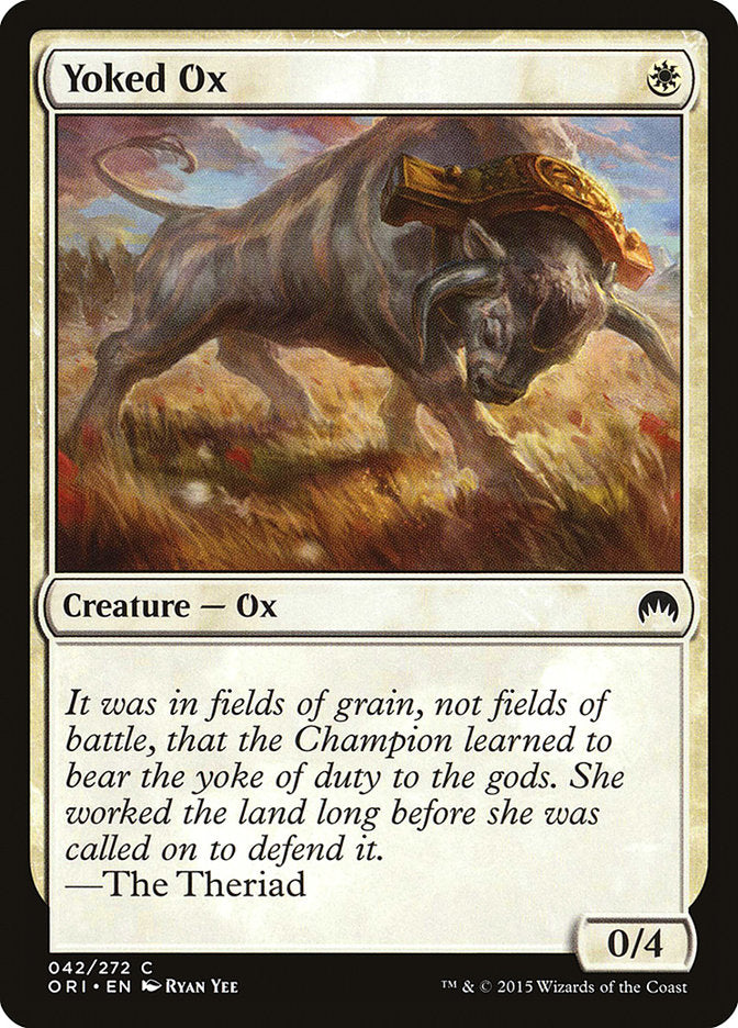 MTG Card Title: Yoked Ox ORI/42