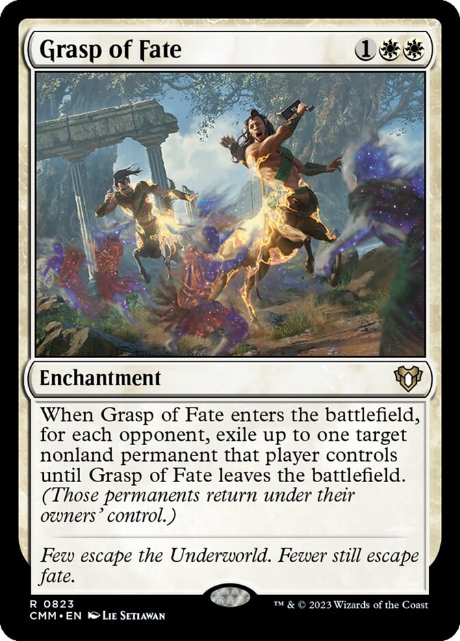 MTG Card Title: Grasp of Fate CMM/823