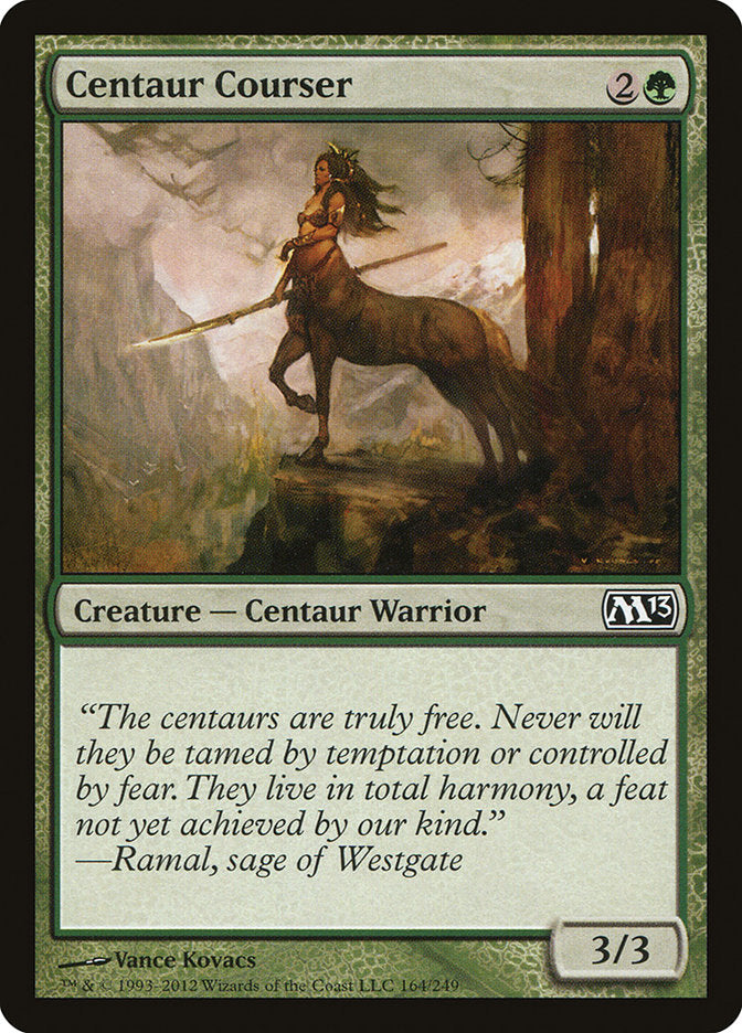 MTG Card Title: Centaur Courser M13/164