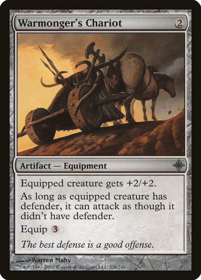 MTG Card Title: Warmonger's Chariot ROE/226