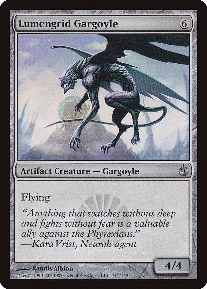 MTG Card Title: Lumengrid Gargoyle MBS/112