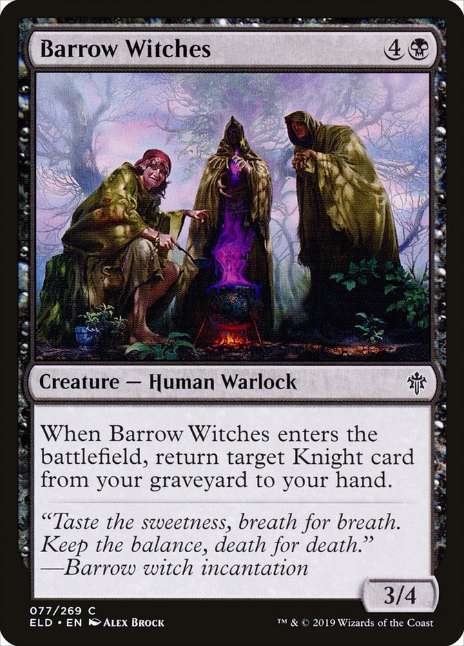 MTG Card Title: Barrow Witches ELD/77