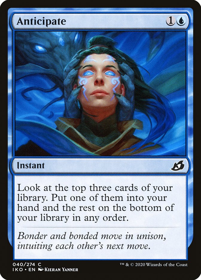 MTG Card Title: Anticipate IKO/40