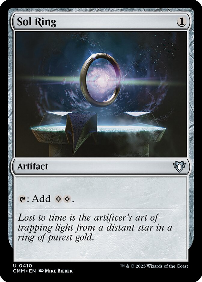 MTG Card Title: Sol Ring CMM/410