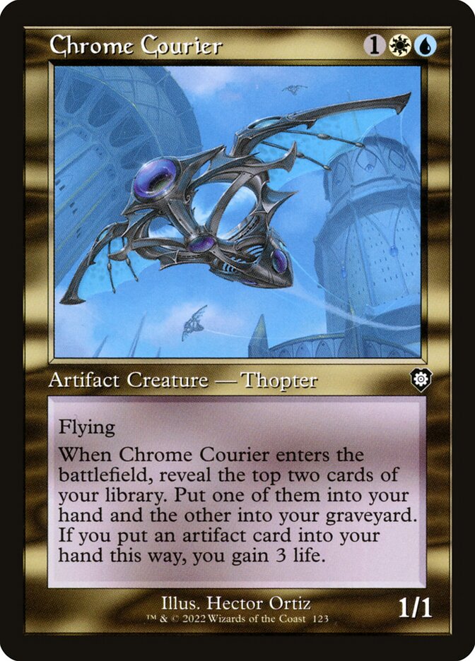 MTG Card Title: Chrome Courier BRC/123