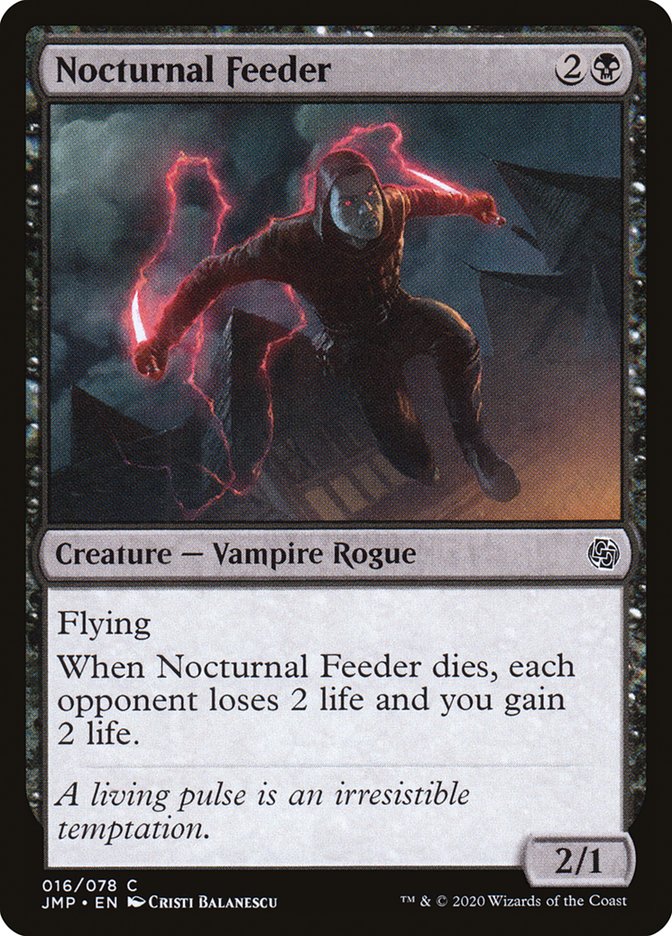 MTG Card Title: Nocturnal Feeder JMP/16