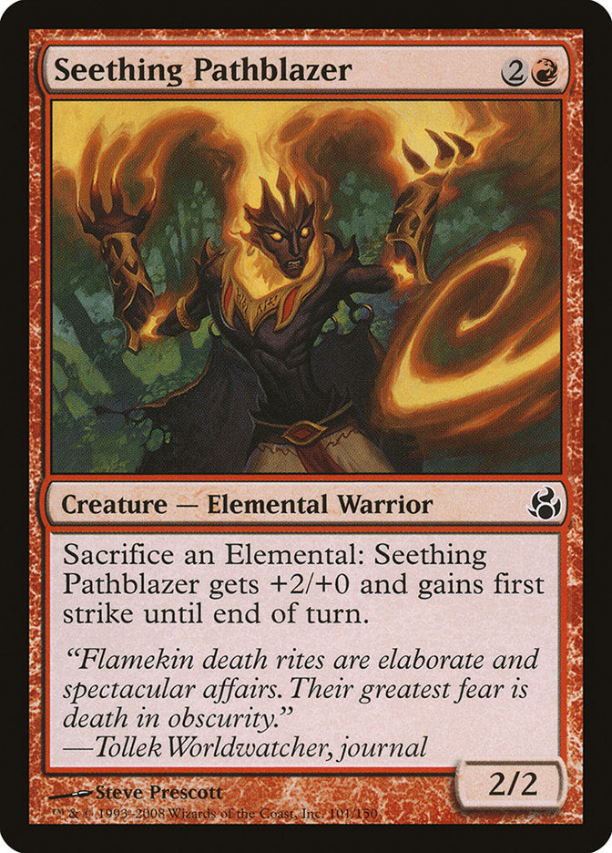 MTG Card Title: Seething Pathblazer MOR/101