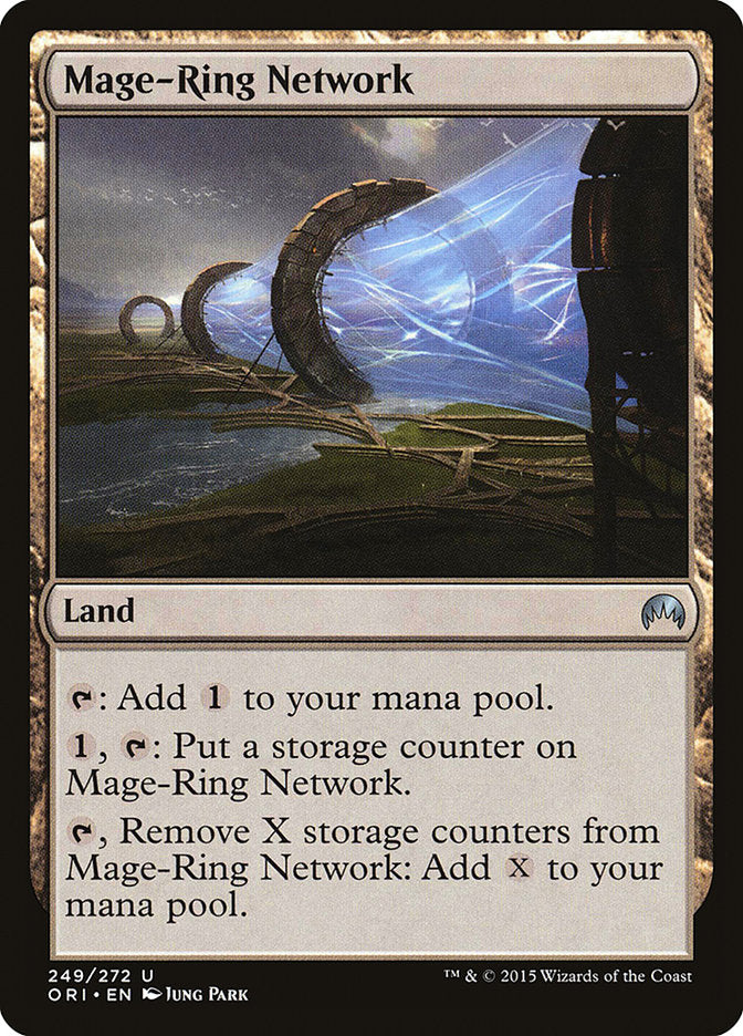 MTG Card Title: Mage-Ring Network ORI/249