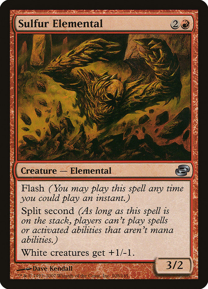 MTG Card Title: Sulfur Elemental PLC/108