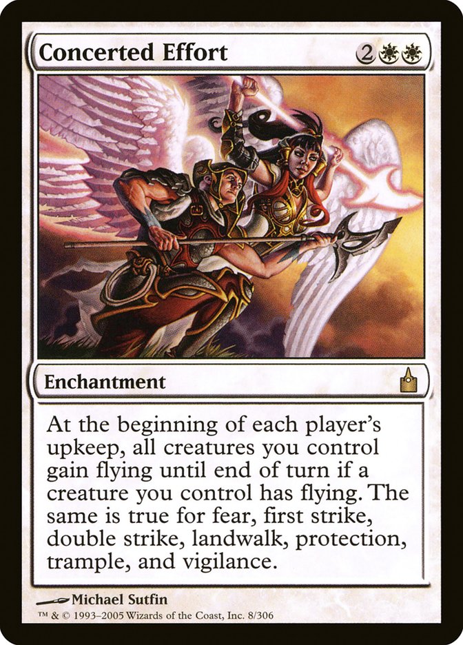 MTG Card Title: Concerted Effort RAV/8