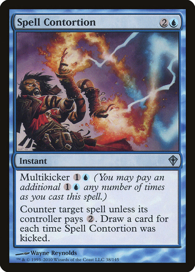 MTG Card Title: Spell Contortion WWK/38