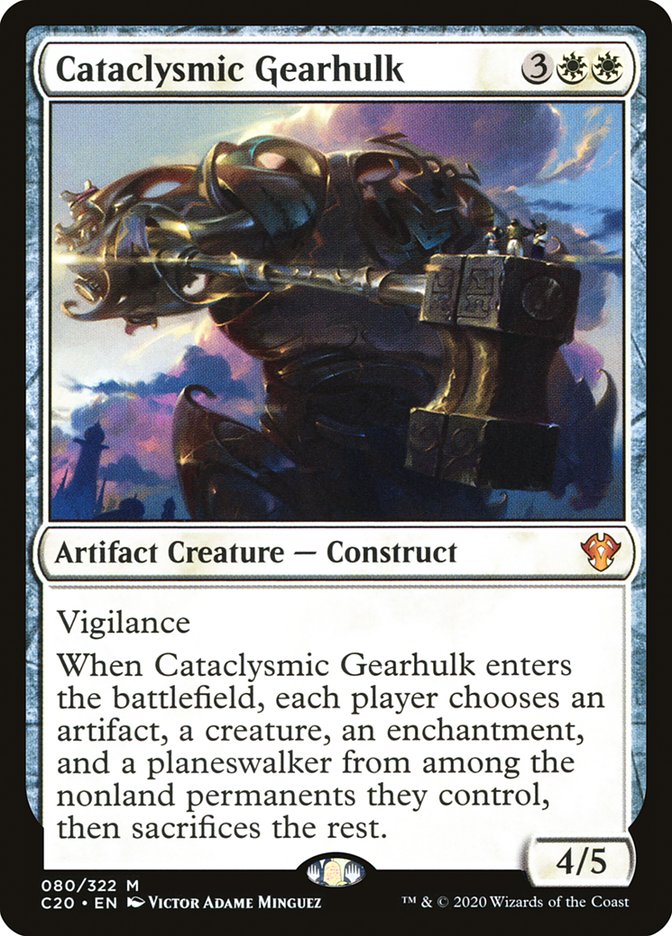 MTG Card Title: Cataclysmic Gearhulk C20/80