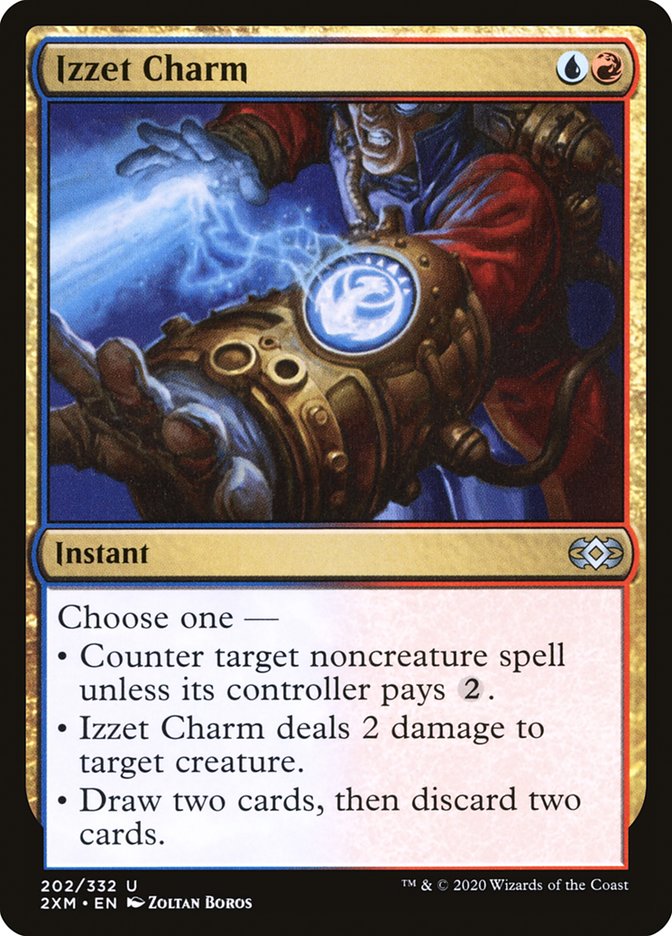 MTG Card Title: Izzet Charm 2XM/202