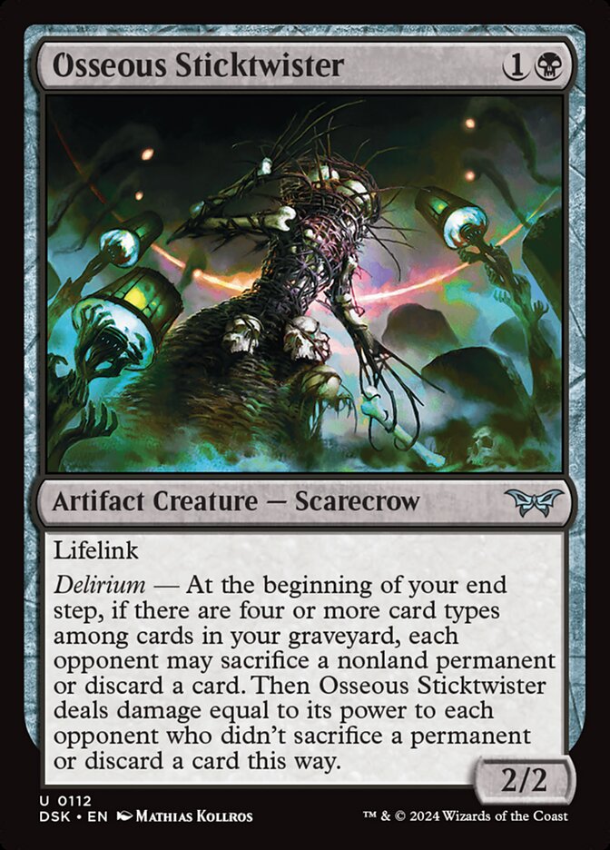 MTG Card Title: Osseous Sticktwister DSK/112