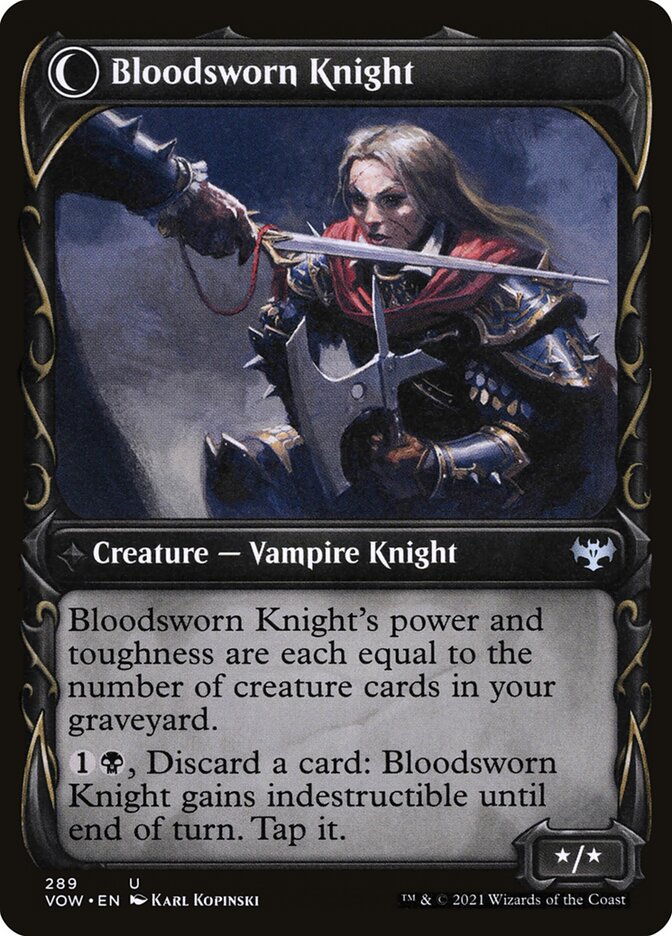 Bloodsworn Squire // Bloodsworn Knight VOW/289