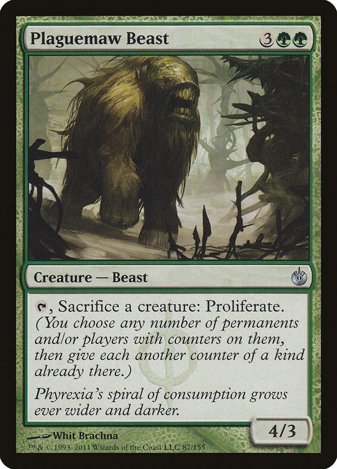 MTG Card Title: Plaguemaw Beast MBS/87