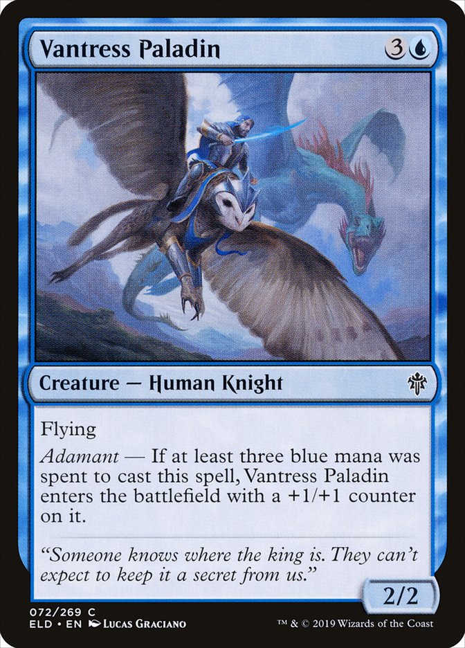 MTG Card Title: Vantress Paladin ELD/72