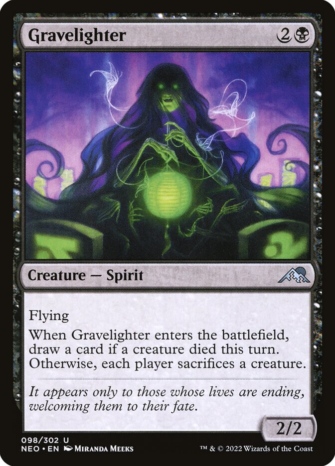 MTG Card Title: Gravelighter NEO/98