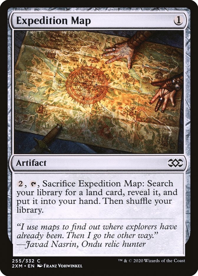 MTG Card Title: Expedition Map 2XM/255